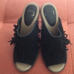 Gianni Bini black mules